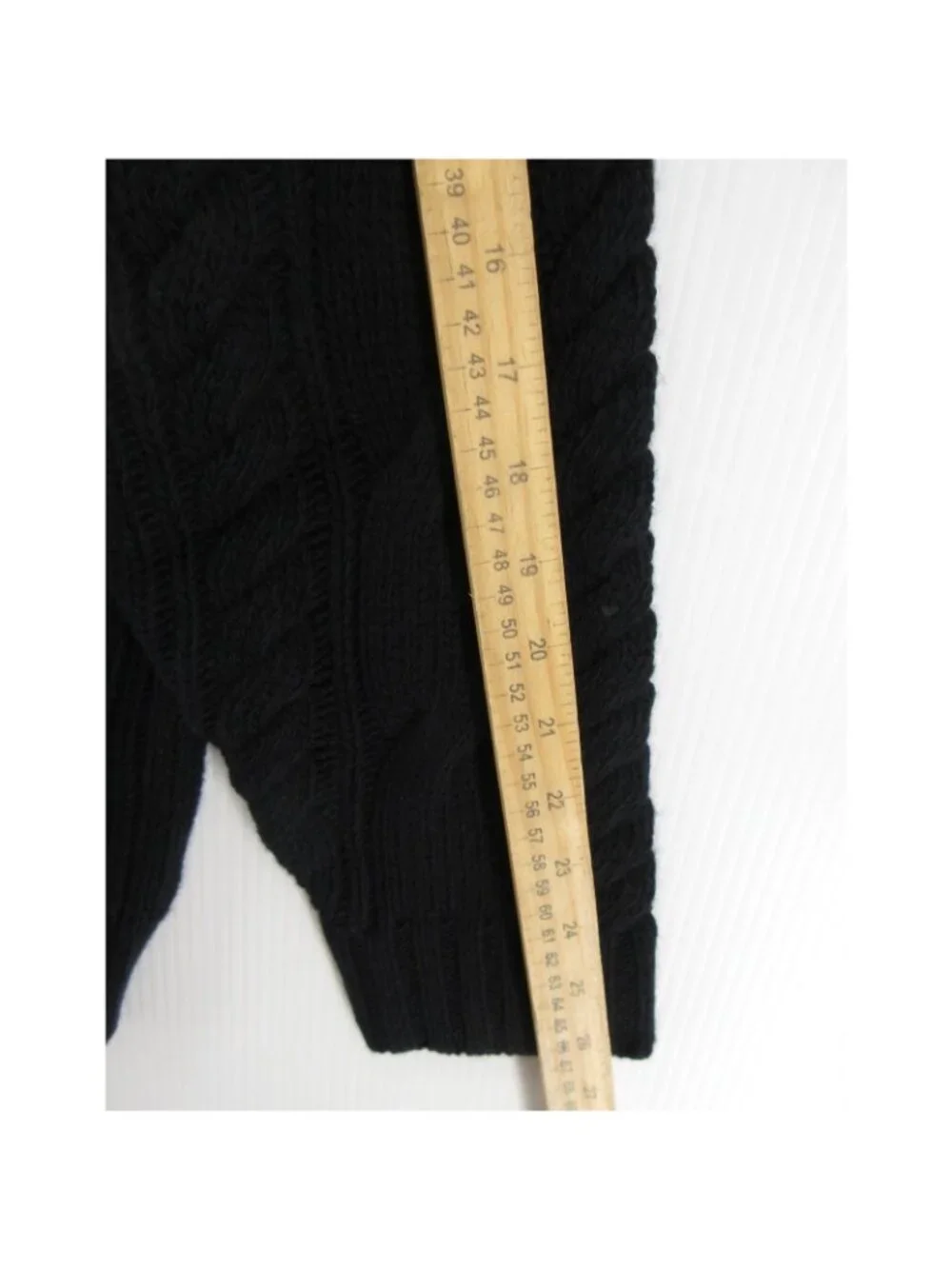 Polo Ralph Lauren Sweater 2XB Merino Wool Henley Cable Knit Mock Neck